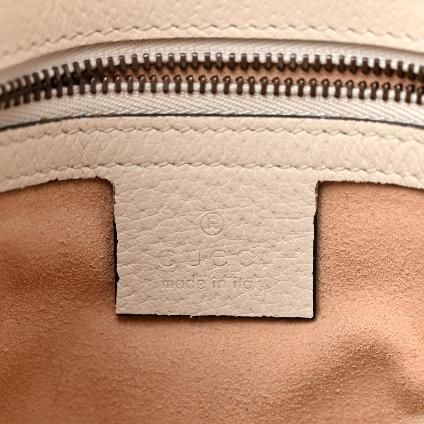 GG Supreme Monogram Medium Queen Margaret Shoulder Bag Mystic White