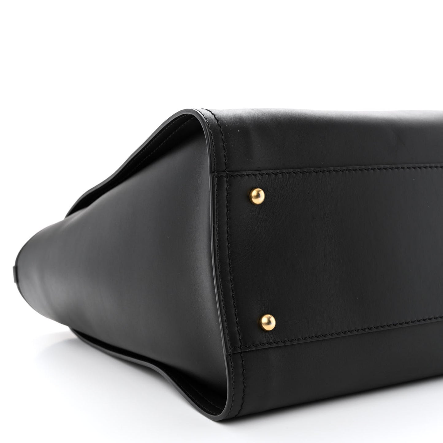 Calfskin Medium Deauville Tote Black