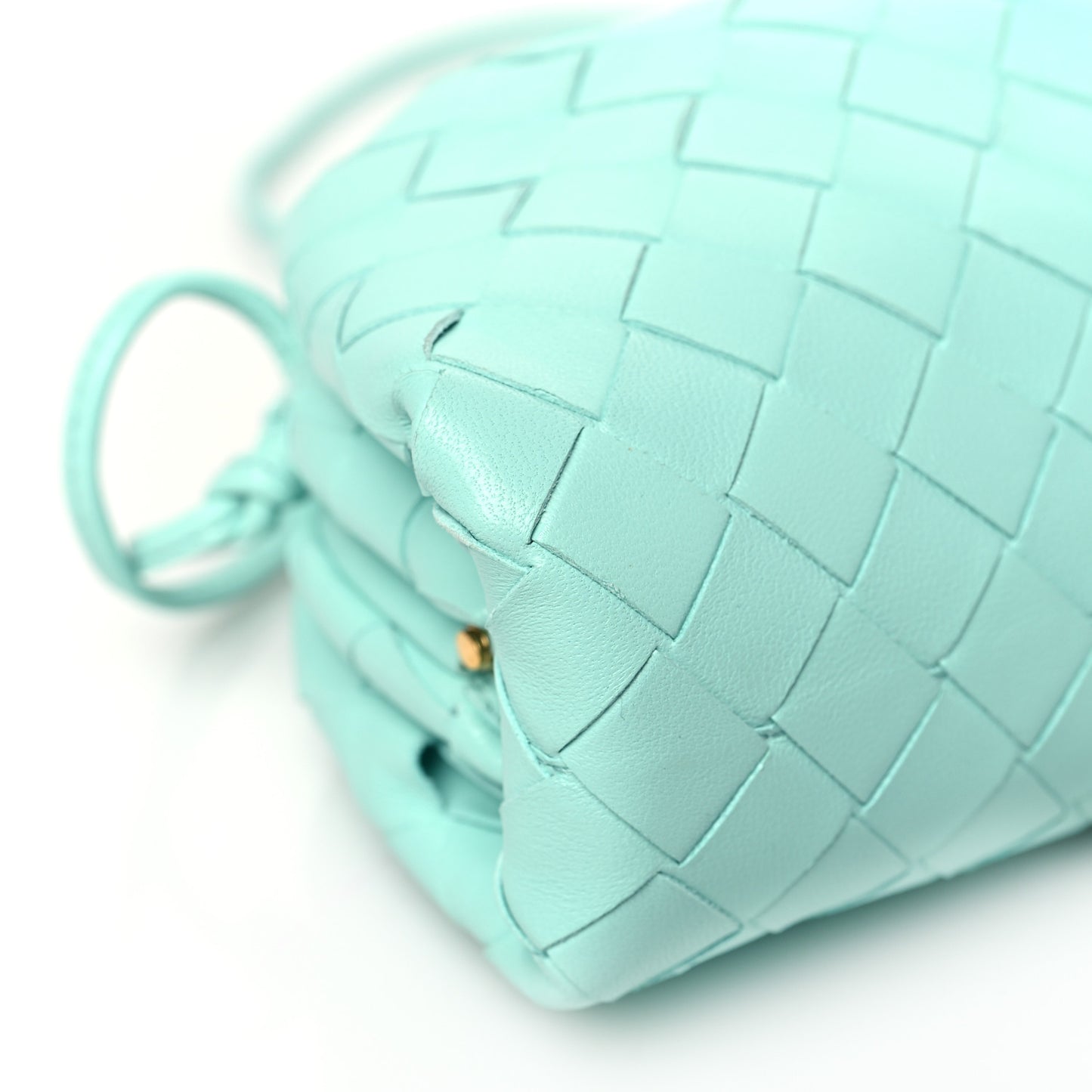 Nappa Intrecciato The Mini Pouch Celadon