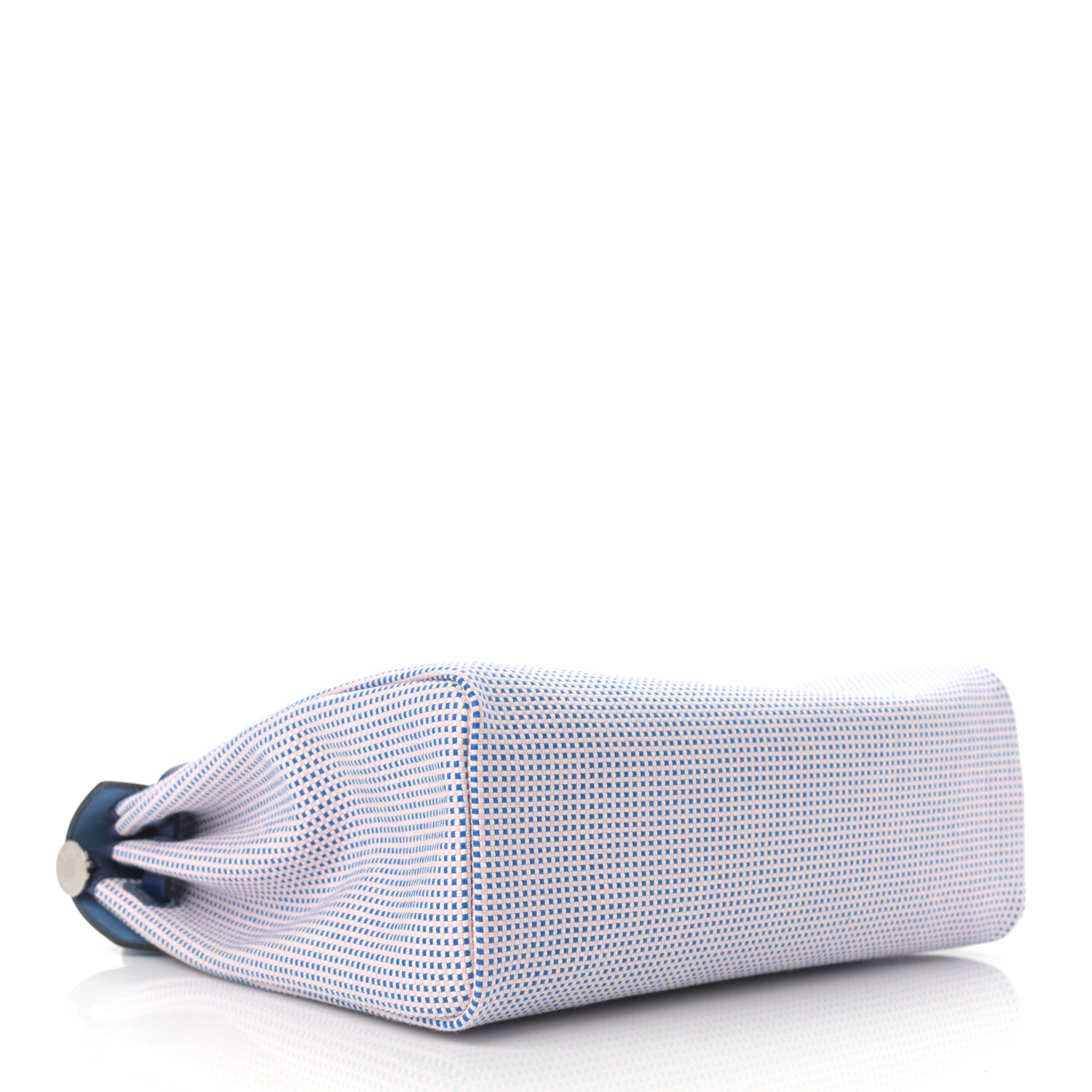 Hermes Criss Viking Vache Hunter Herbag Zip Retourne 31 PM Ecru Mauve Bleu 5 of 12