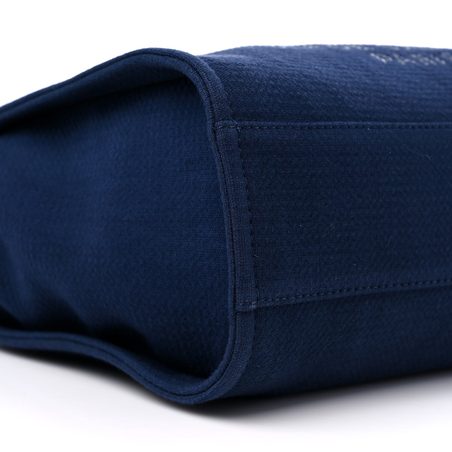 Mixed Fibers Small Deauville Tote Navy Blue