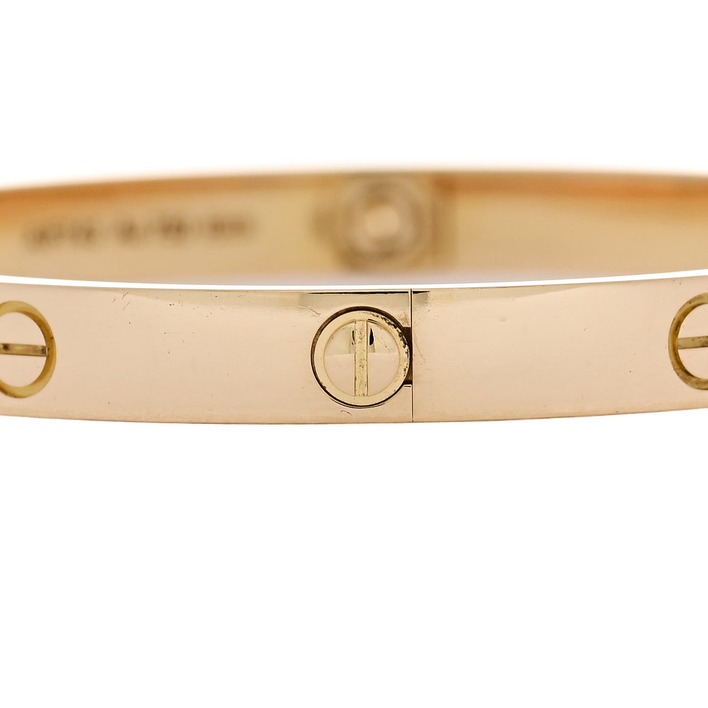 18K Yellow Gold LOVE Bracelet 19