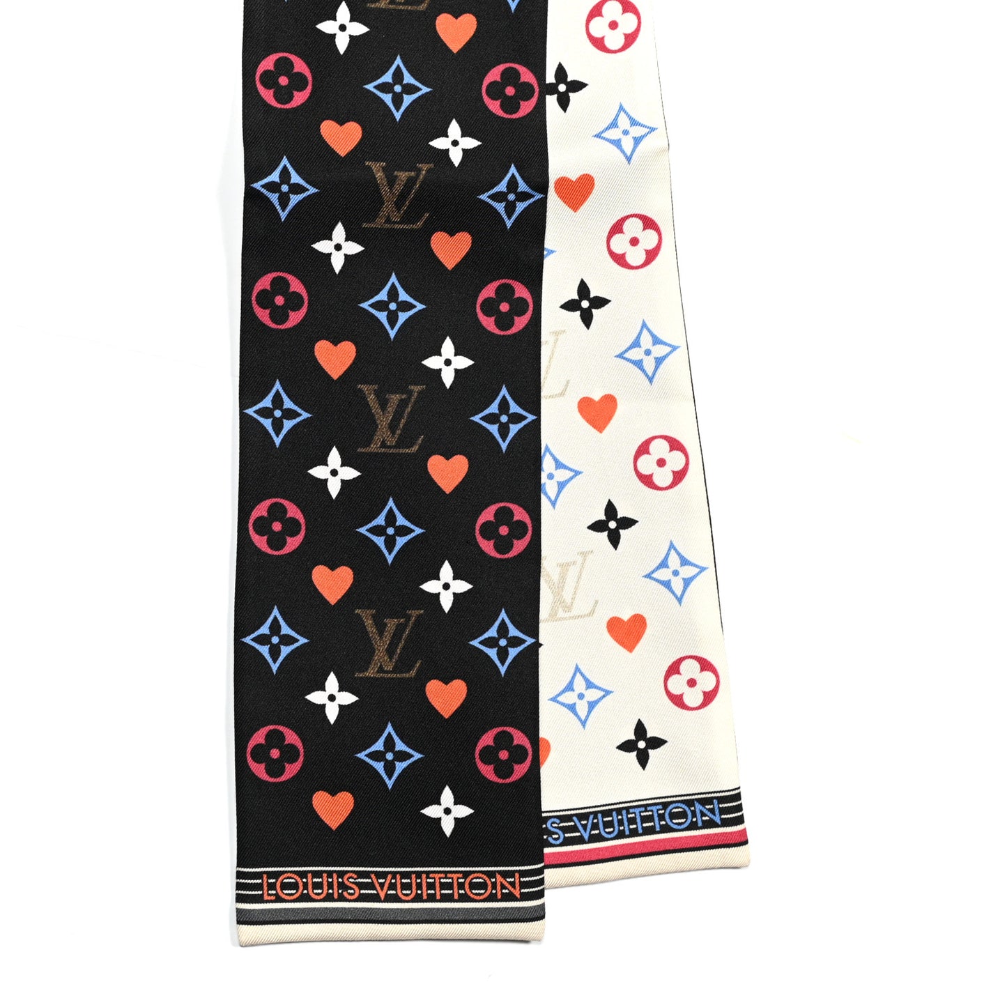 Silk Game On Bandeau Black White