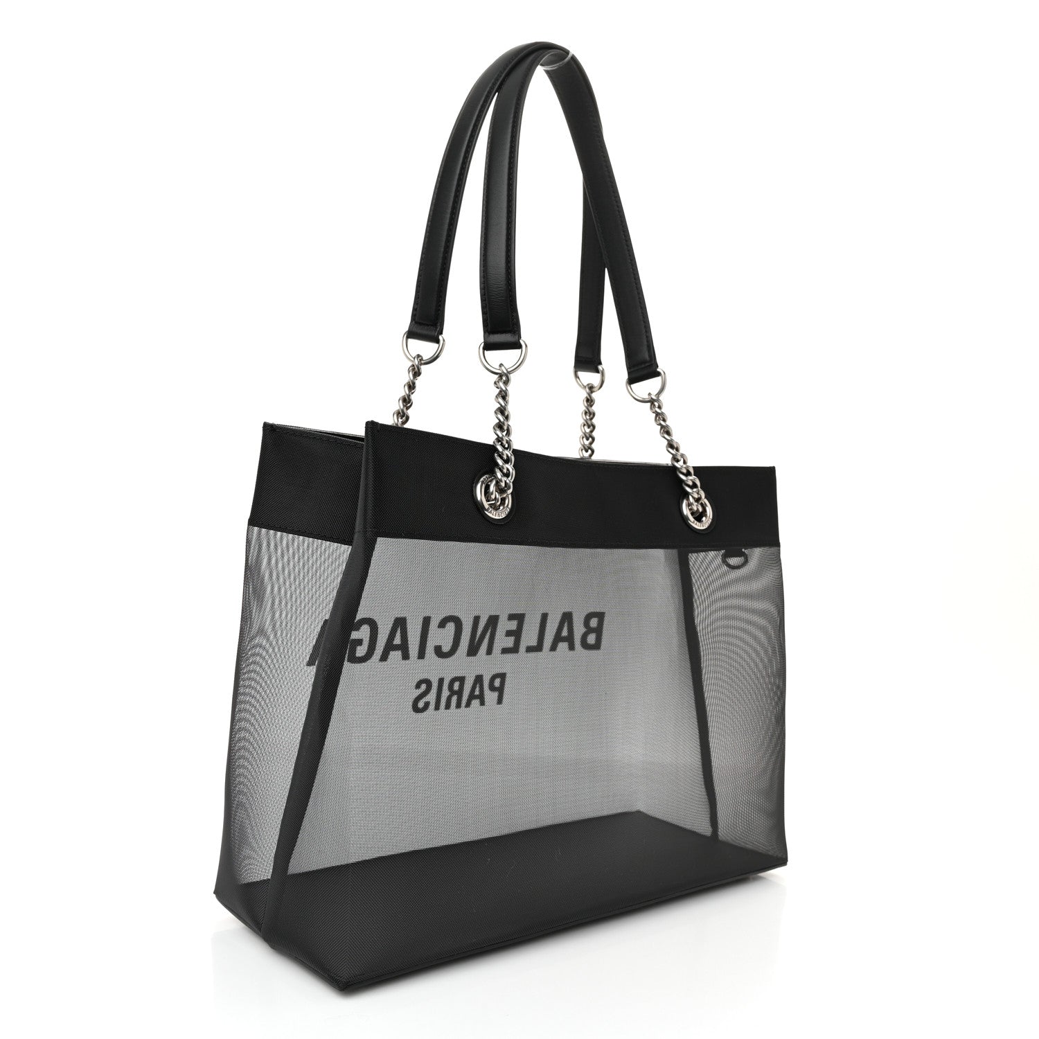 Balenciaga Mesh Medium Duty Free Tote Black 4 of 10