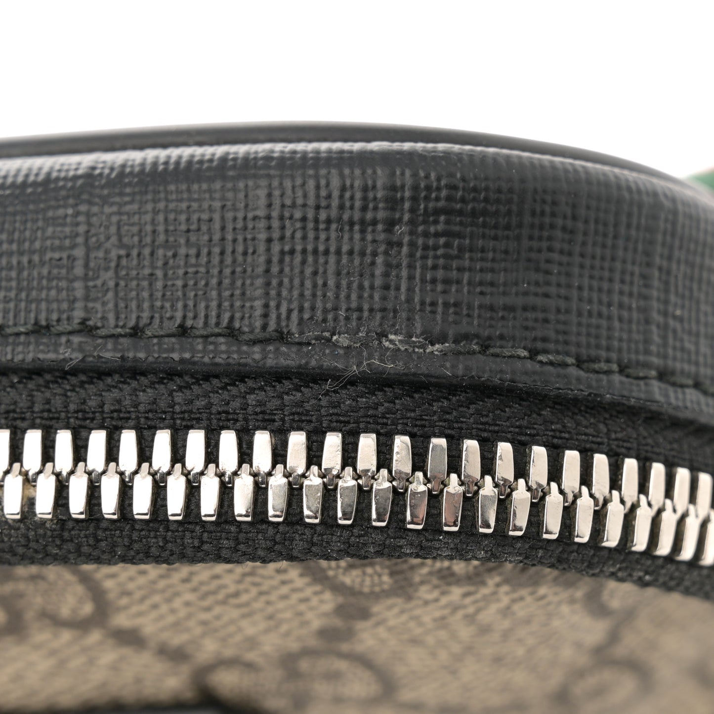 GG Supreme Monogram Web Belt Bag Black