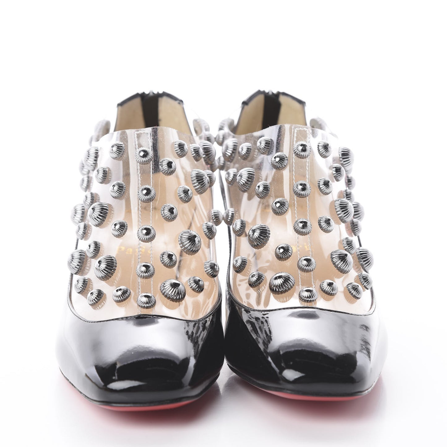 Patent PVC Space Odd 55 Pumps 38 Version Black Dark Gunmetal