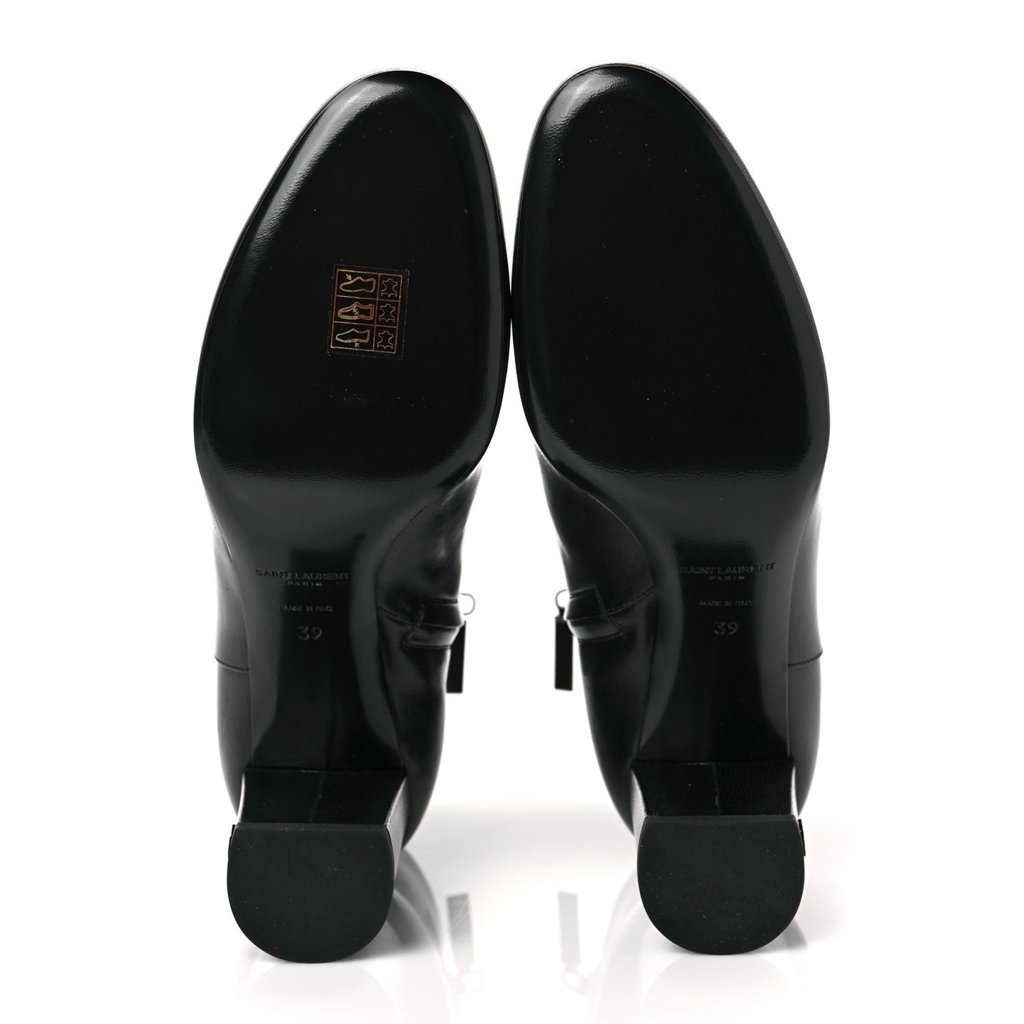 Nappa Vendome Loulou Ankle Zip Boot 39 Black