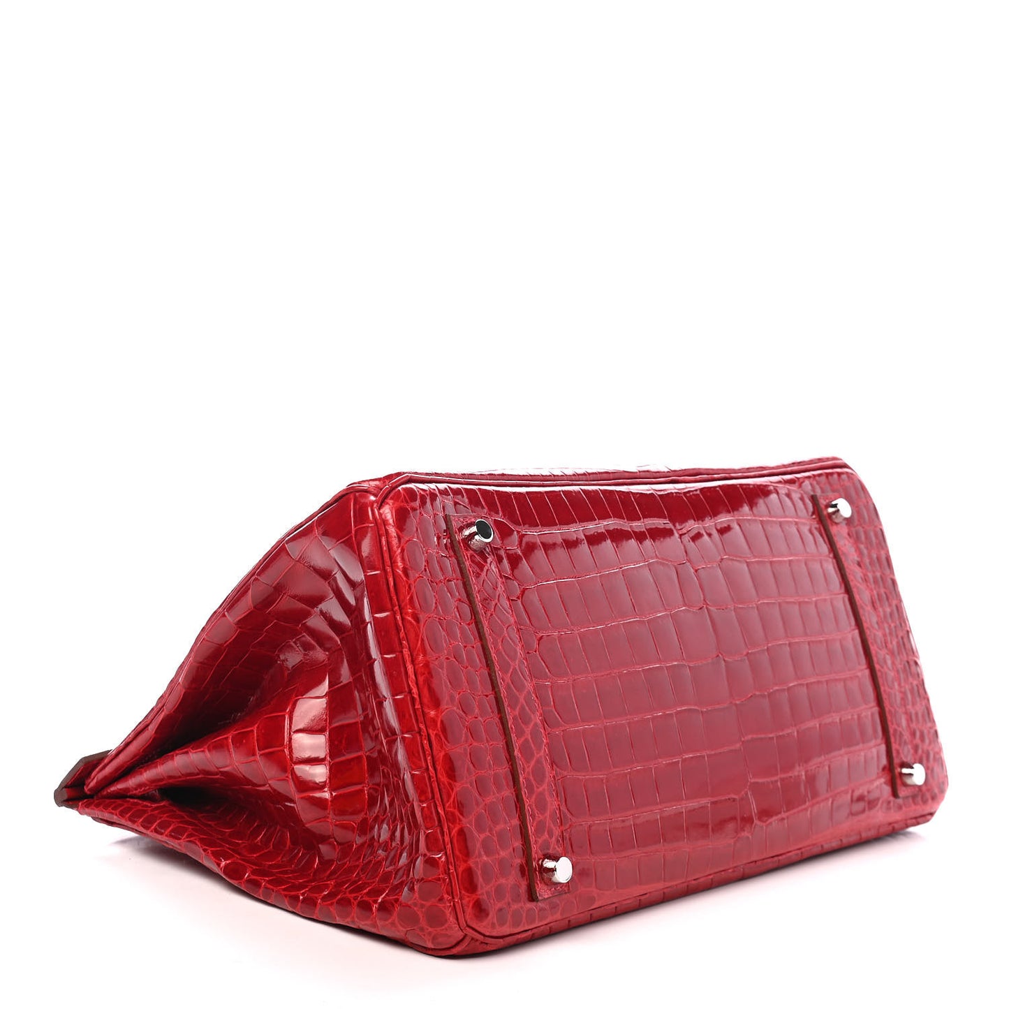 Shiny Porosus Crocodile Birkin 35 Braise