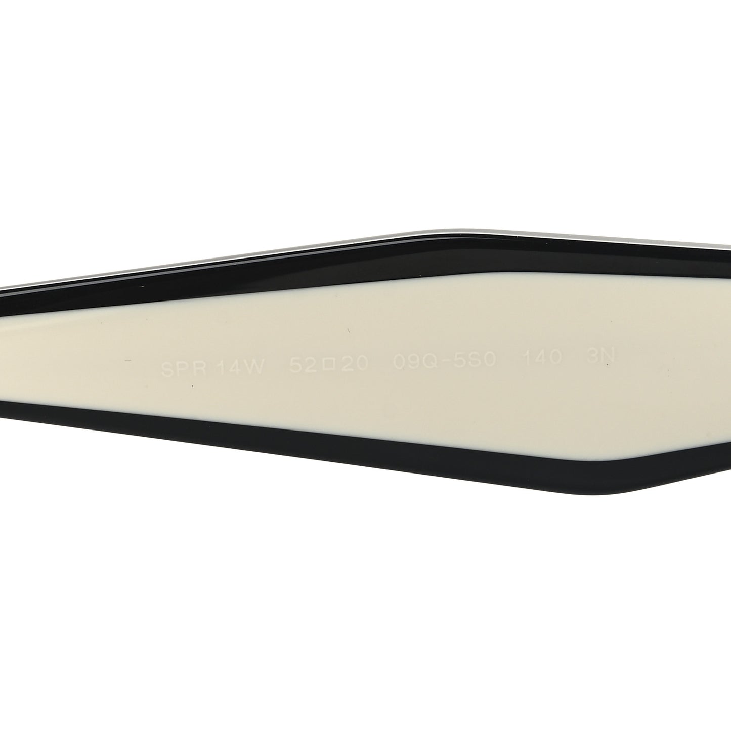 Acetate Square Sunglasses SPR 14W Black White