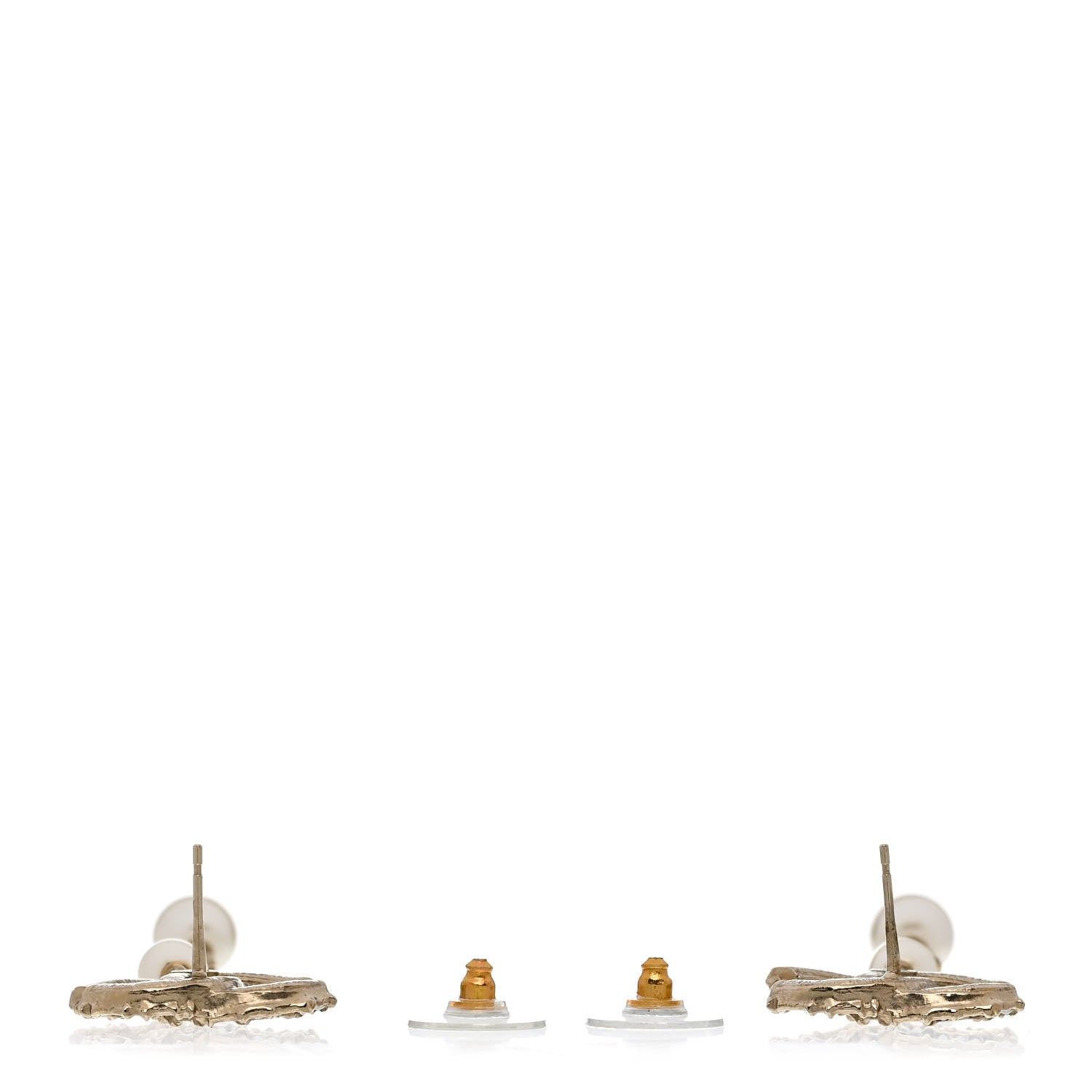 Chanel Pearl CC Chain Drop Earrings Gold 3 of 5