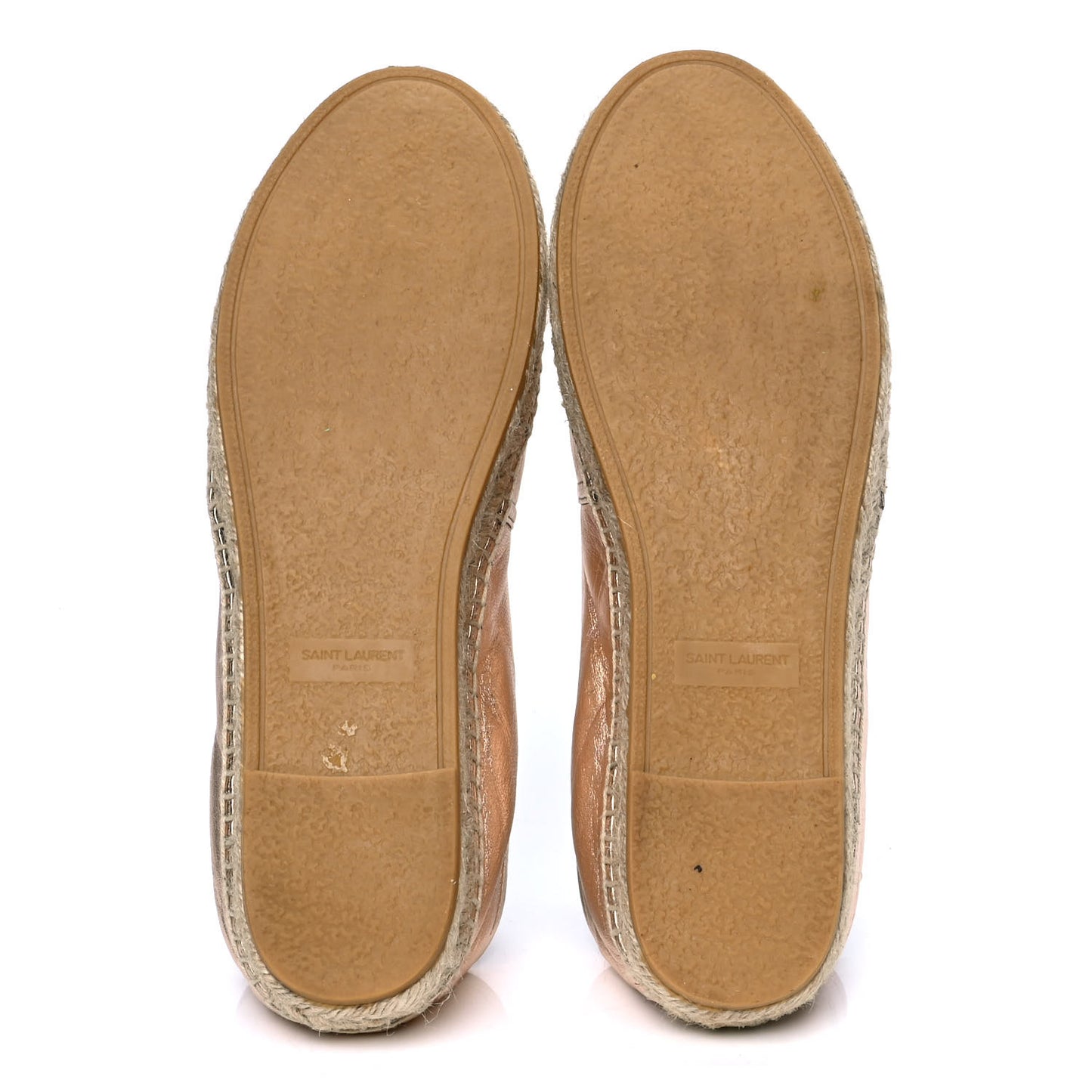 Metallic Lambskin Monogram Espadrilles 39 Blush