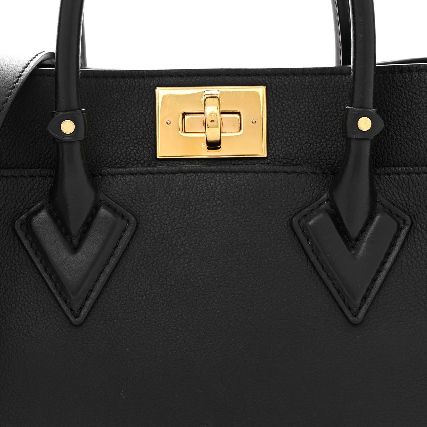 Calfskin Monogram On My Side PM Black