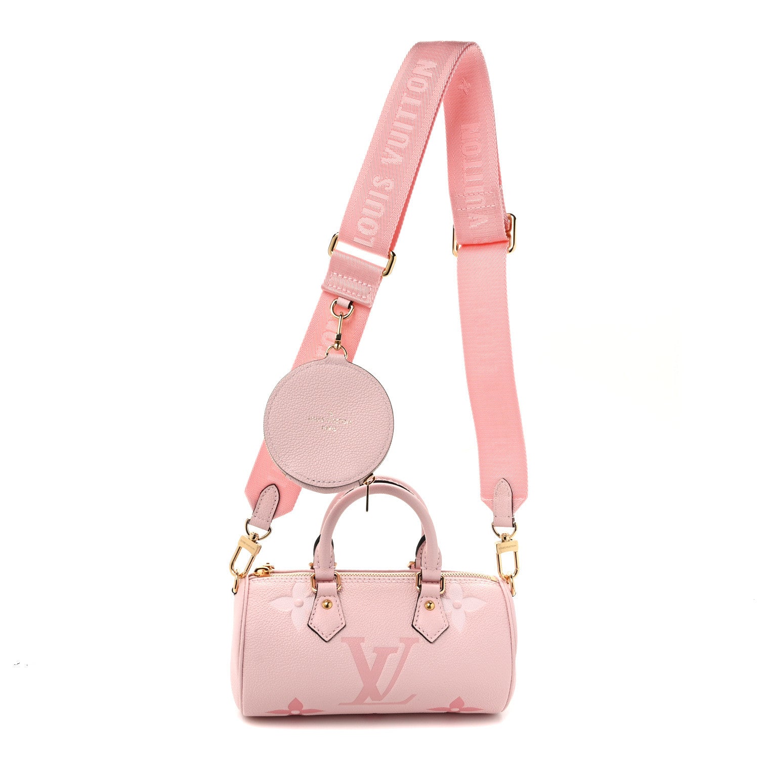 Louis Vuitton LOUIS VUITTON Empreinte Monogram Giant By The Pool Papillon BB Bouton De Rose 1 of 9