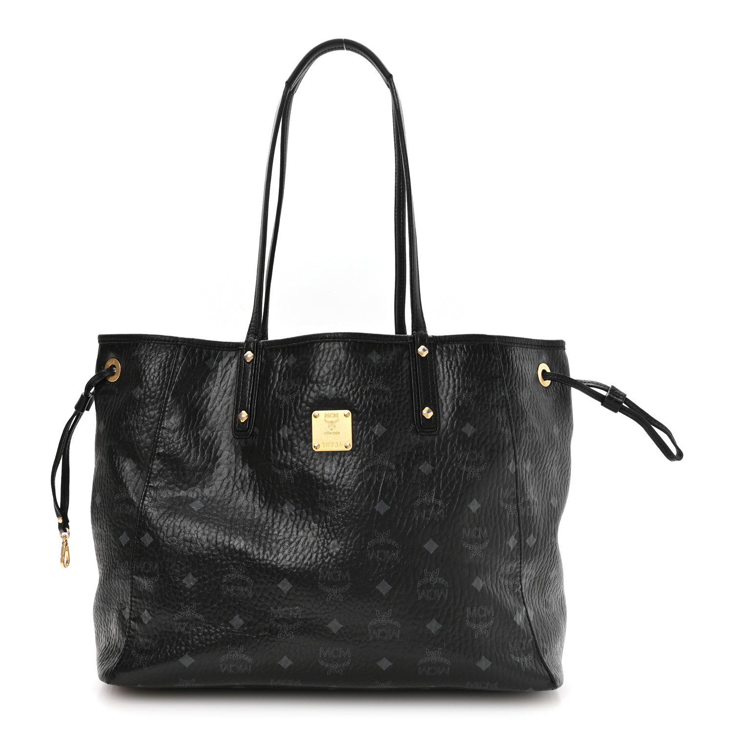 MCMブラック MCM Medium Project Reversible Shopper Tote Black 1890123