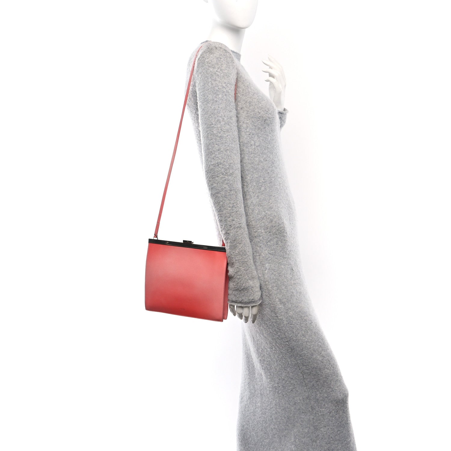 Celine Smooth Calfskin Mini Clasp Bag Pink 3 of 11