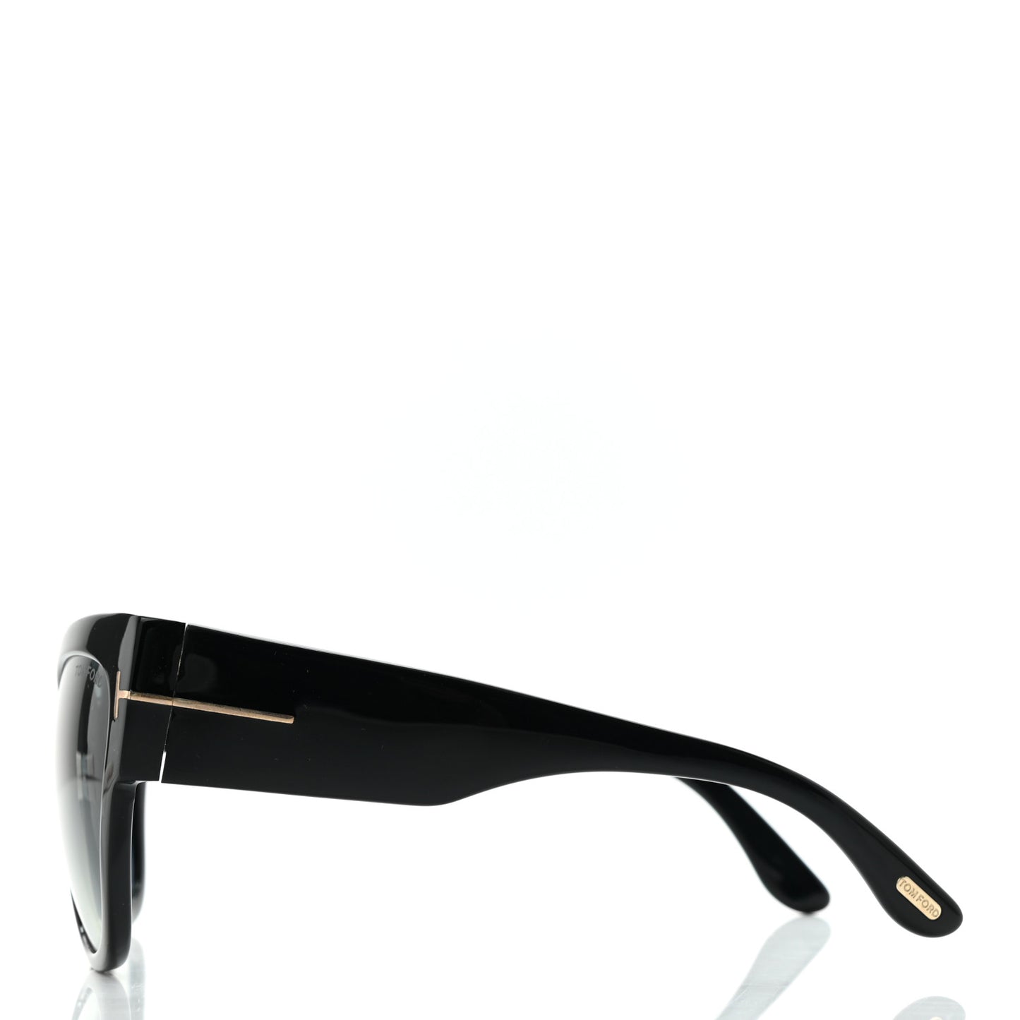 Acetate Anoushka Cat Eye Sunglasses TF371 Black
