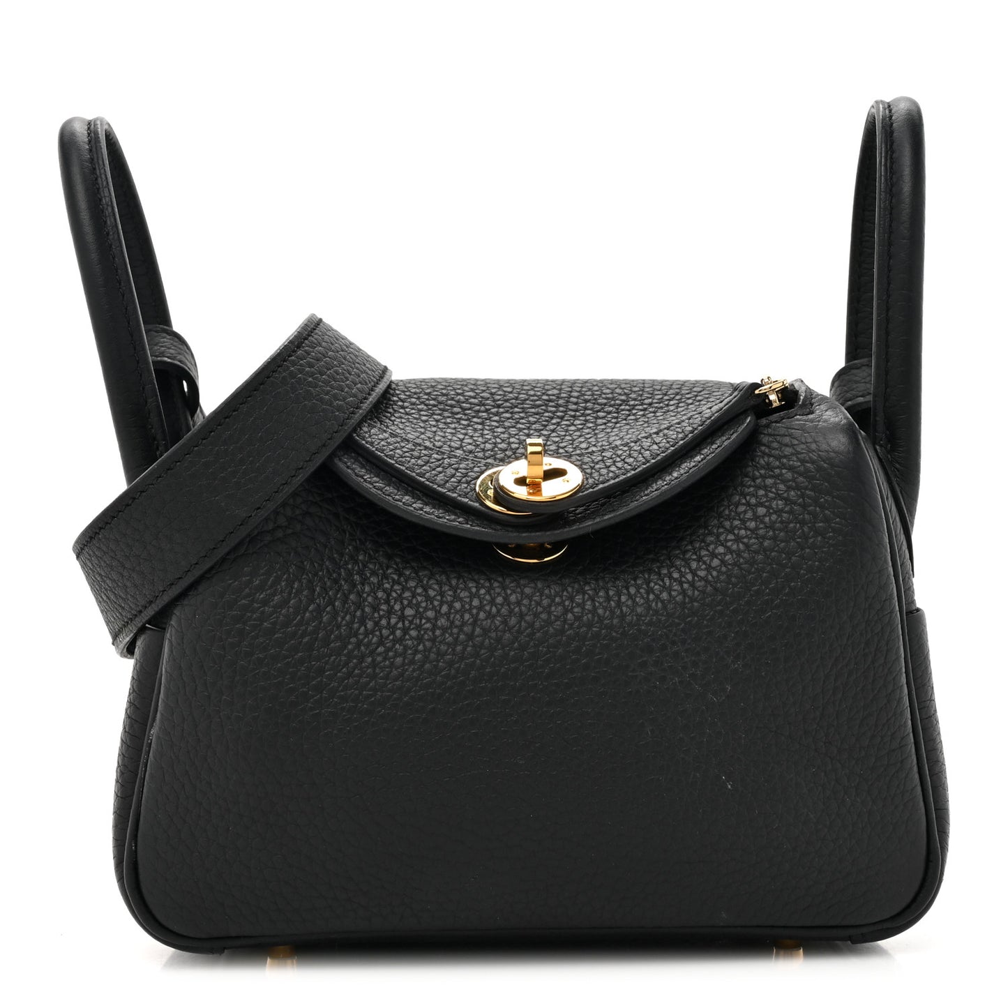 Taurillon Clemence Mini Lindy 20 Black