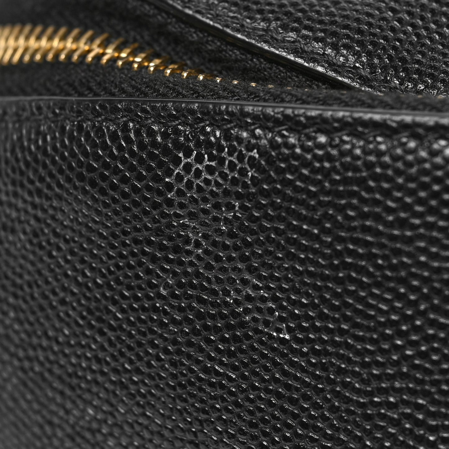 Grain De Poudre Monogram Belt Bag Black