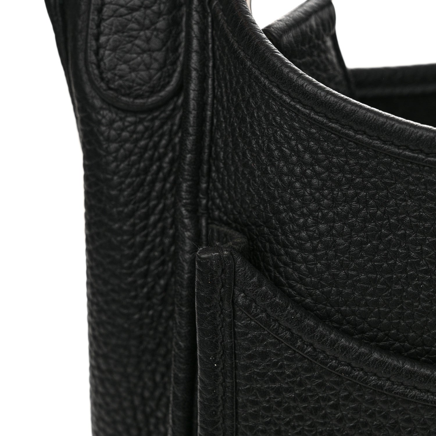 Hermes Taurillon Clemence Evelyne III PM Black 11 of 12