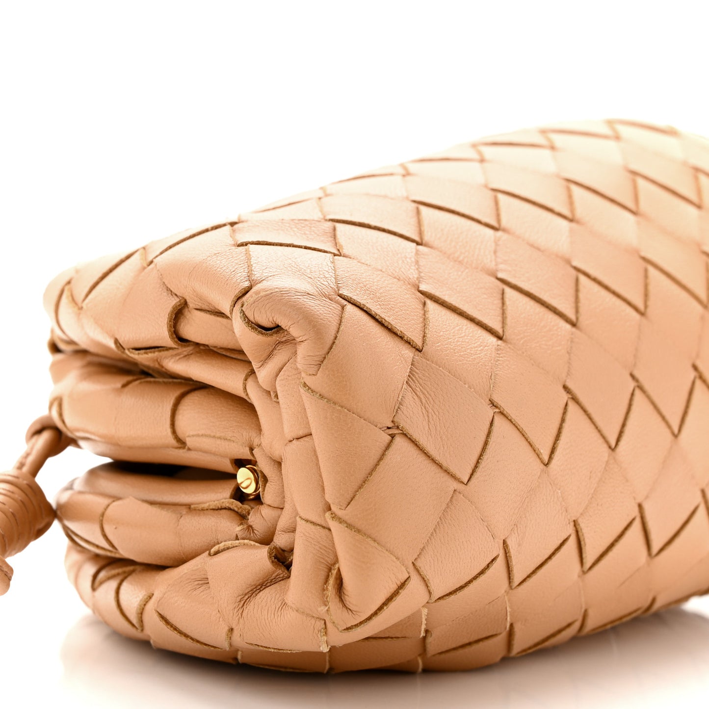 Nappa Intrecciato The Mini Pouch Almond