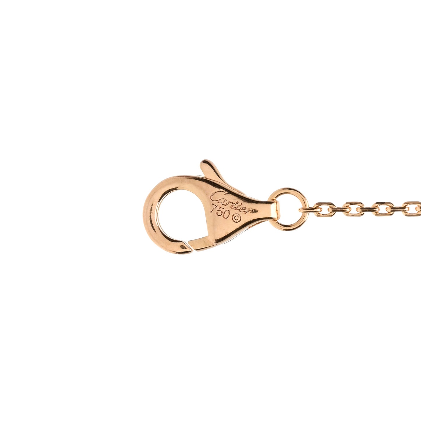 18K Pink Yellow White Gold Trinity Bracelet