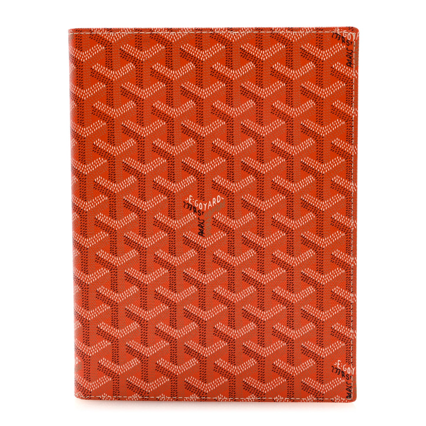Goyardine Agenda Cover Orange