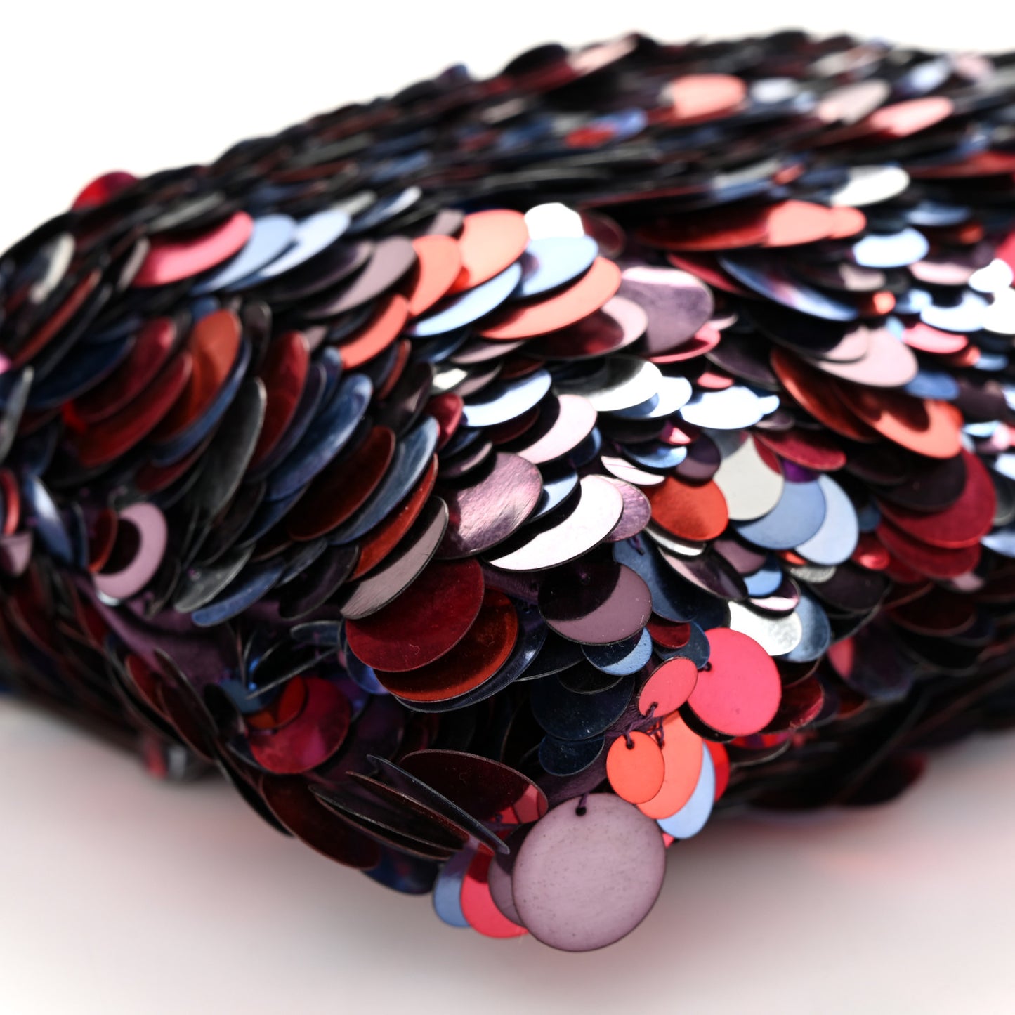 Sequin Maxi Callie Embroidery Bag Raspberry Mix