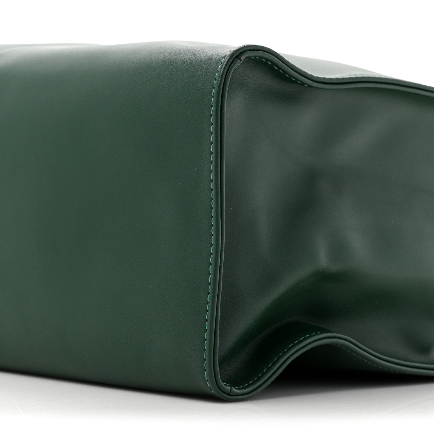 Telfar Vegan Leather Medium Shopping Bag Dark Olive 8 of 14