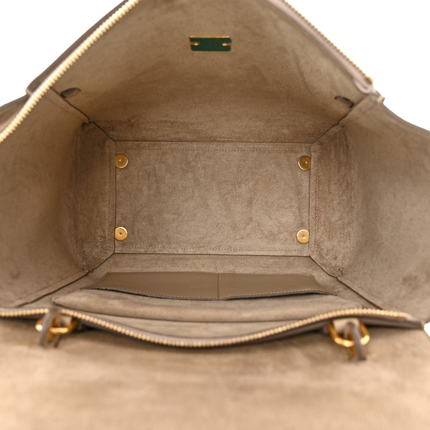 Grained Calfskin Mini Belt Bag Light Taupe