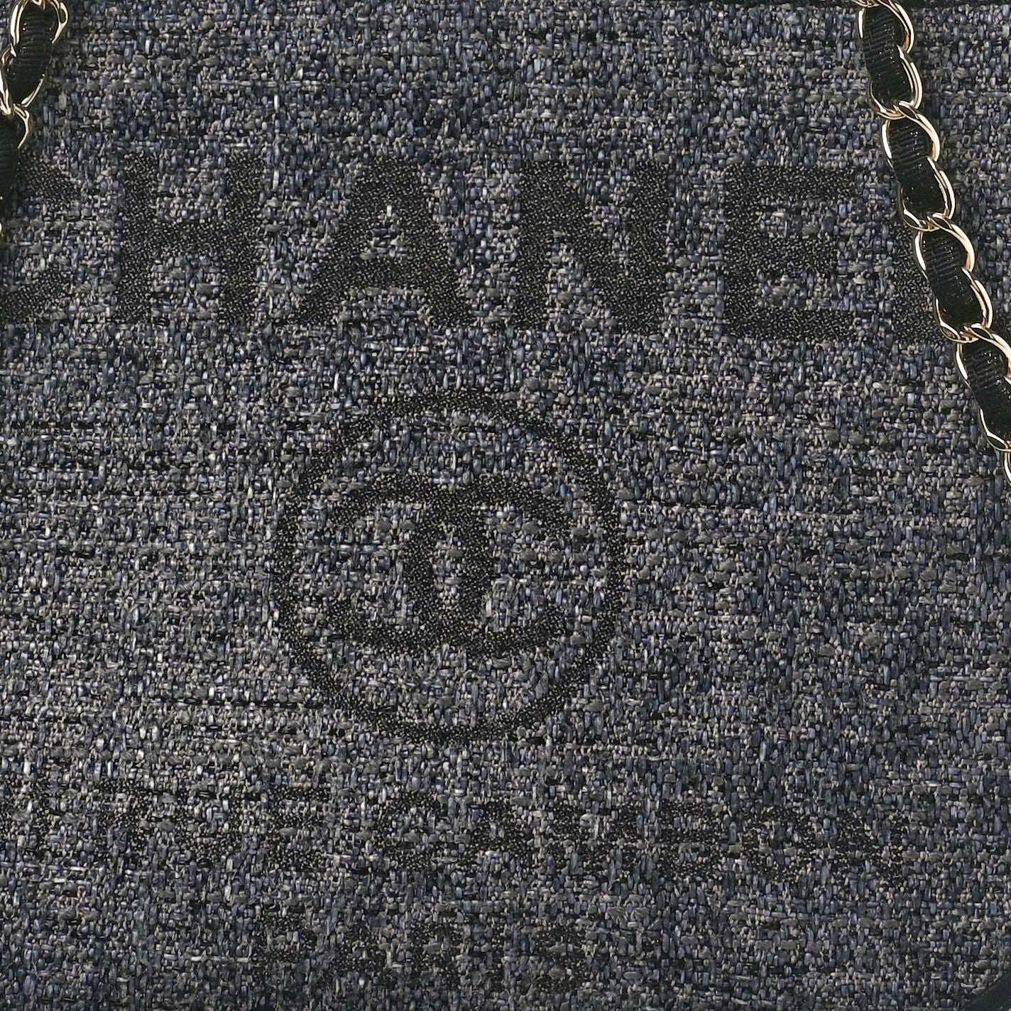 Chanel Lurex Boucle Mini Deauville Tote Black 9 of 11