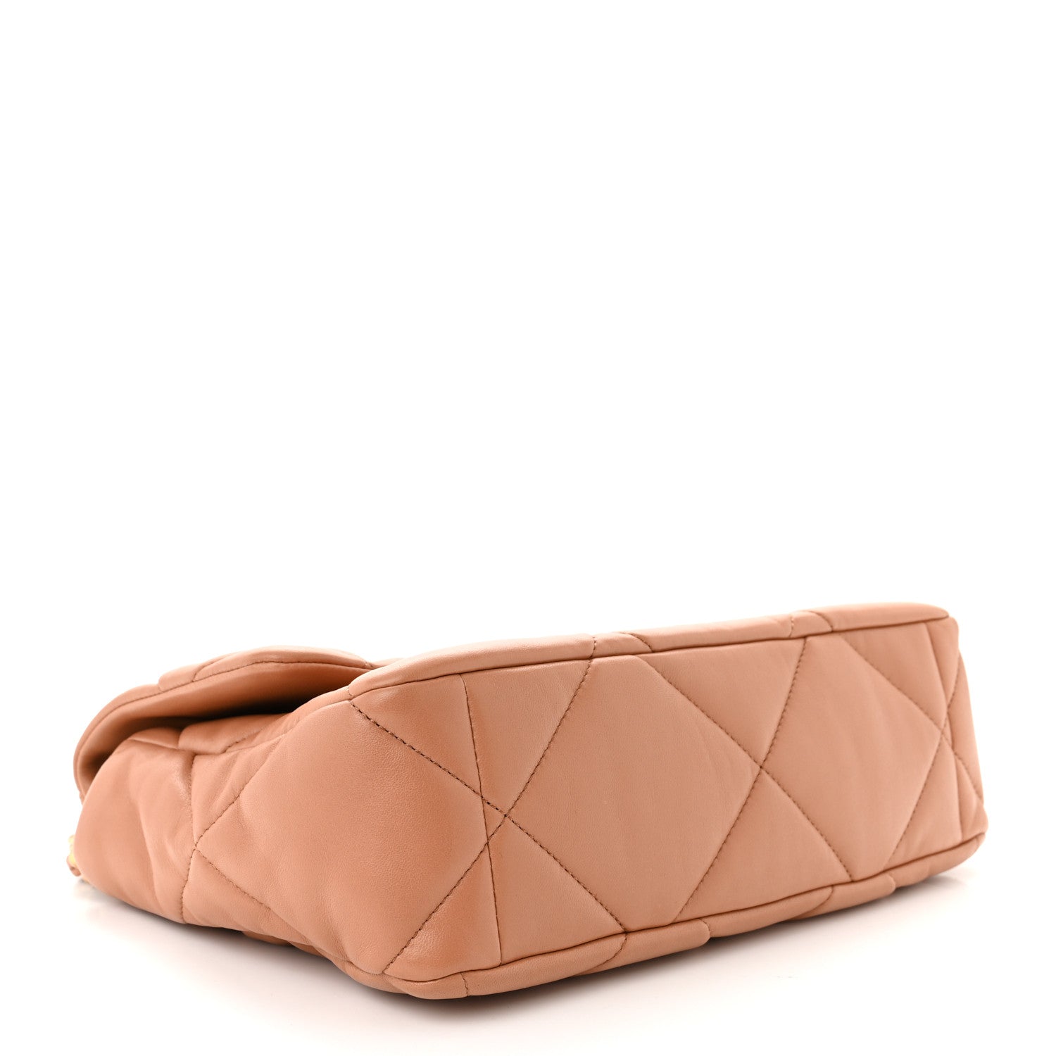 Chanel Lambskin Quilted Large Chanel 19 Flap Brown 4 of 11