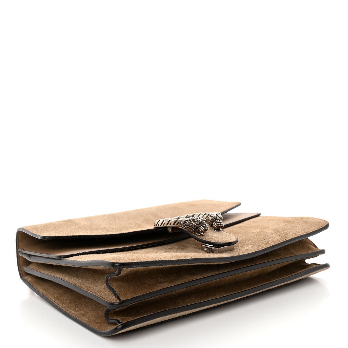 Suede Medium Dionysus Shoulder Bag Taupe