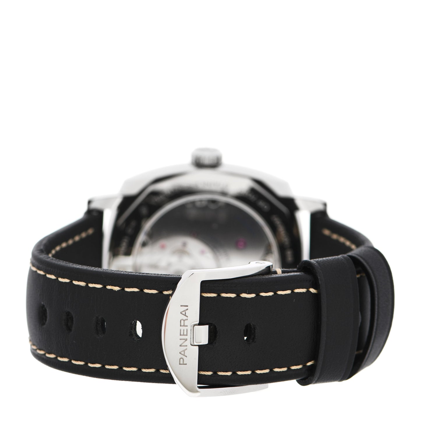 Stainless Steel Calfskin 45mm Radiomir 1940 3 Days Automatic Watch Black PAM00628