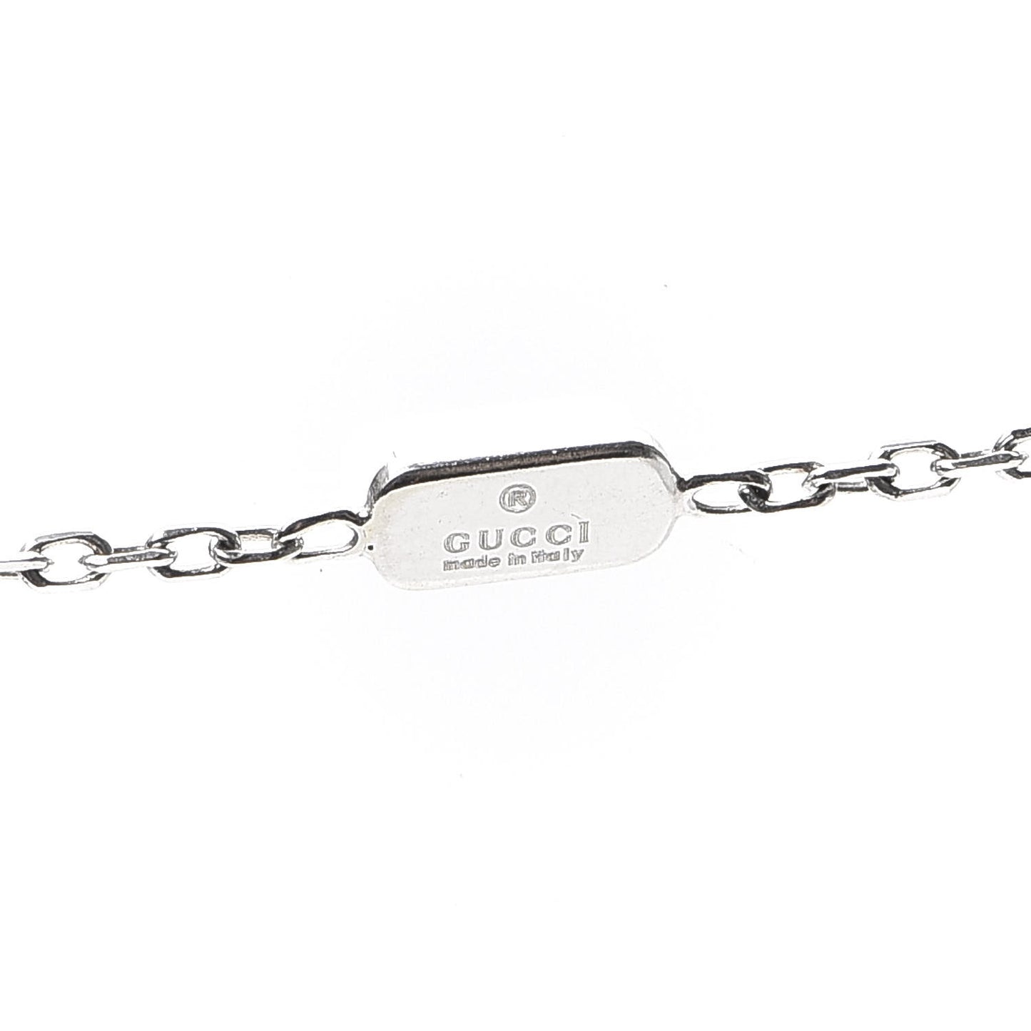 18K White Gold Icon Twirl Pendant Necklace