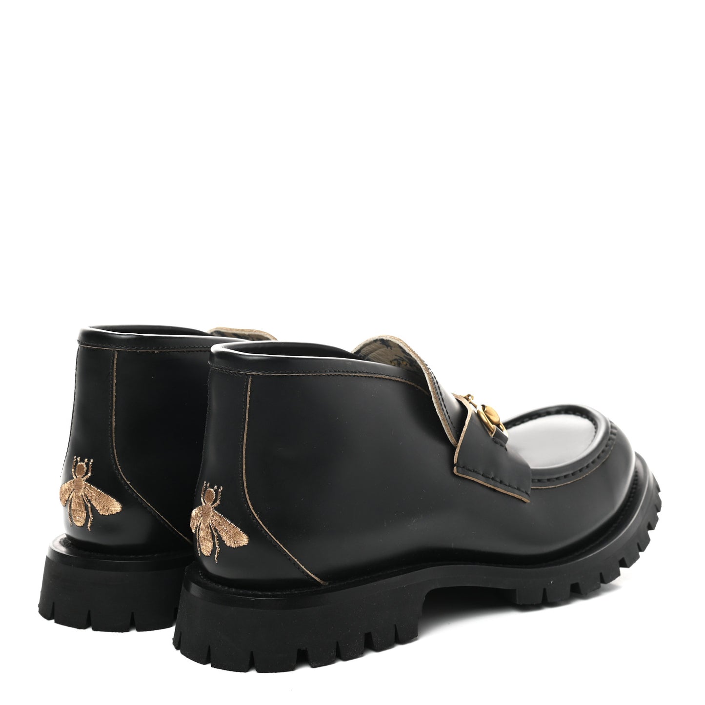 Cordovan Lux Mens Harald Horsebit Ankle Boots 9 Black