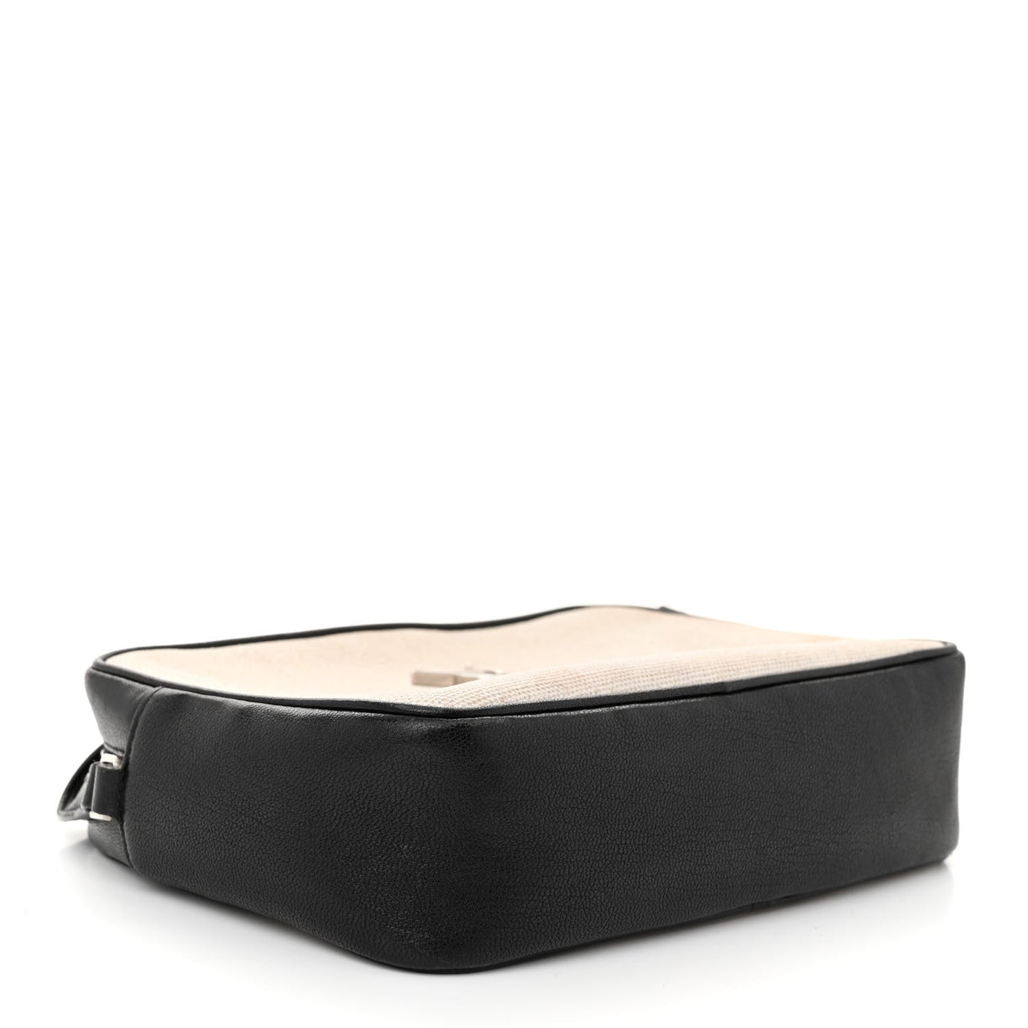 Linen Canvas Monogram Lou Camera Bag Black