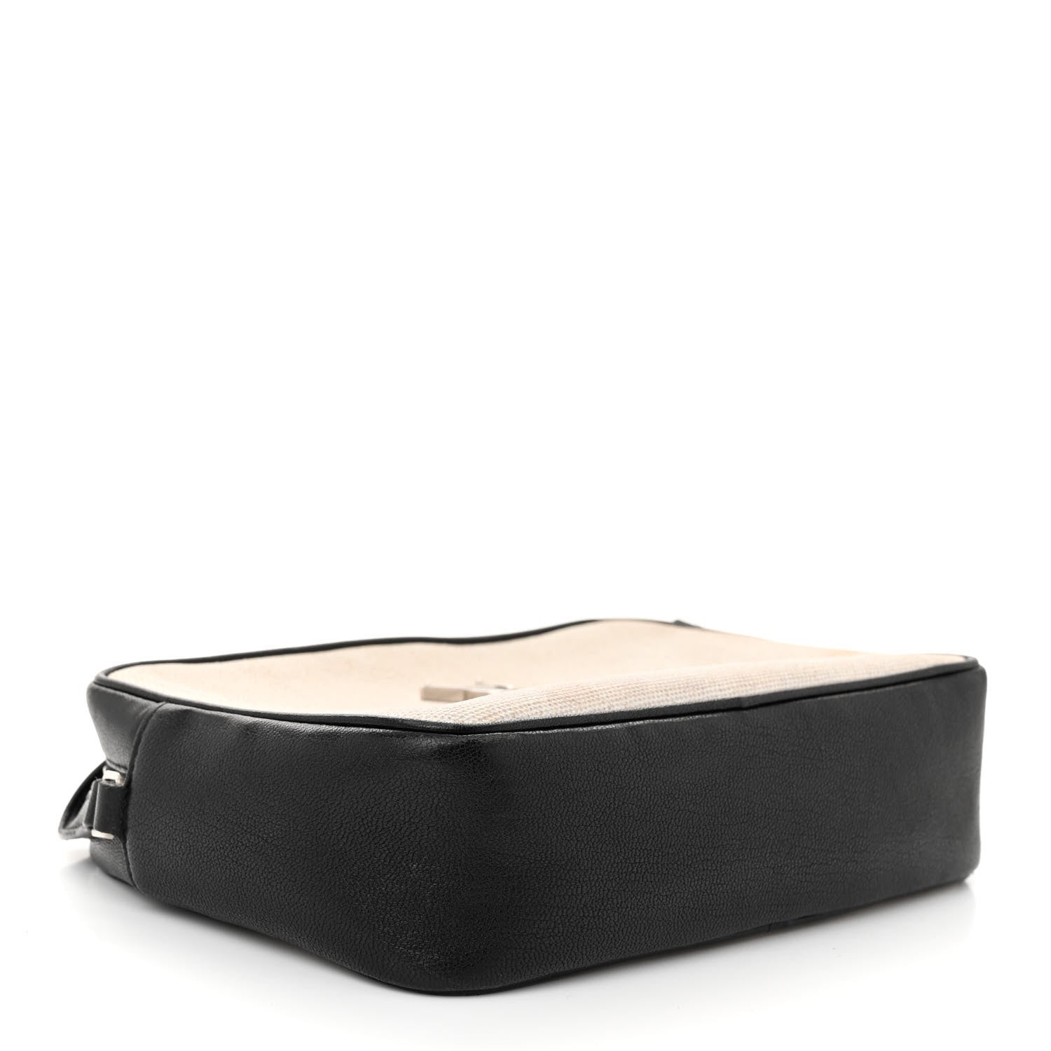 Saint Laurent Linen Canvas Monogram Lou Camera Bag Black 4 of 13