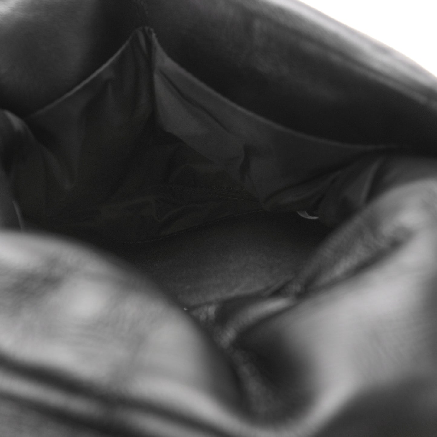 Nappa Pillow Quilted Little Softie Bag Black