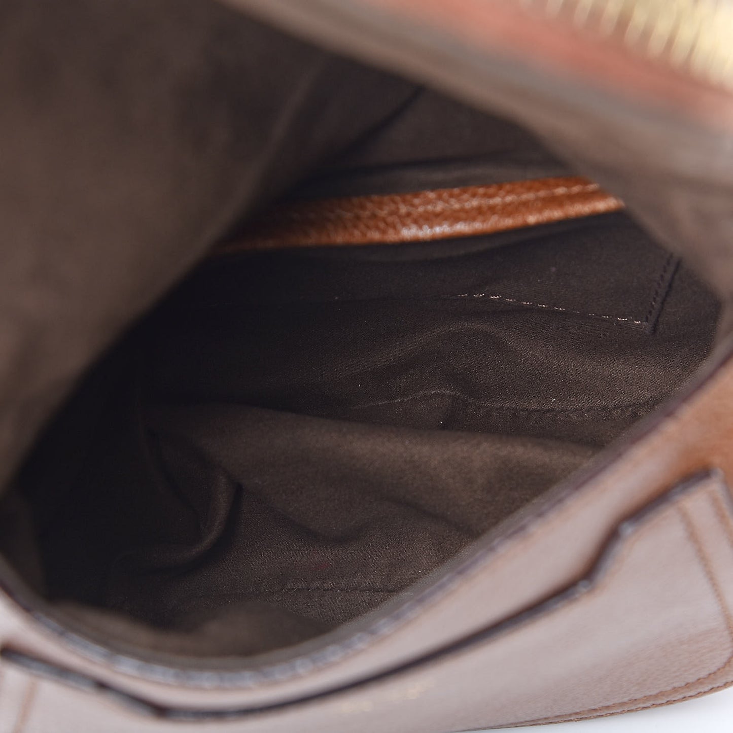 Pebbled Calfskin Mini Jennifer Crossbody Bag Caramel