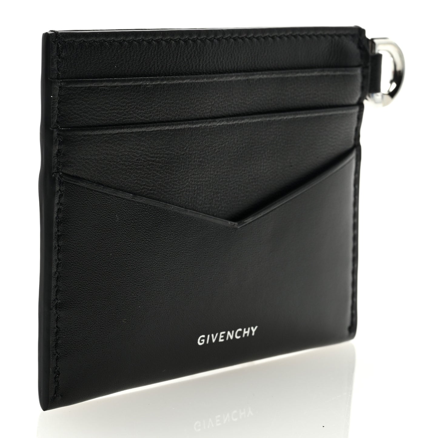 Calfskin 4G Card Holder Black