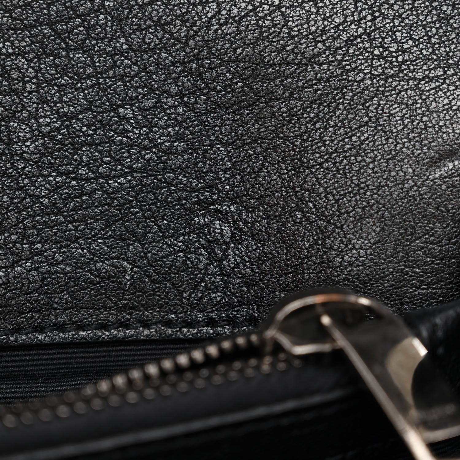 Saint Laurent Sheepskin Matelasse Chevron Monogram Medium College Bag Black 12 of 12