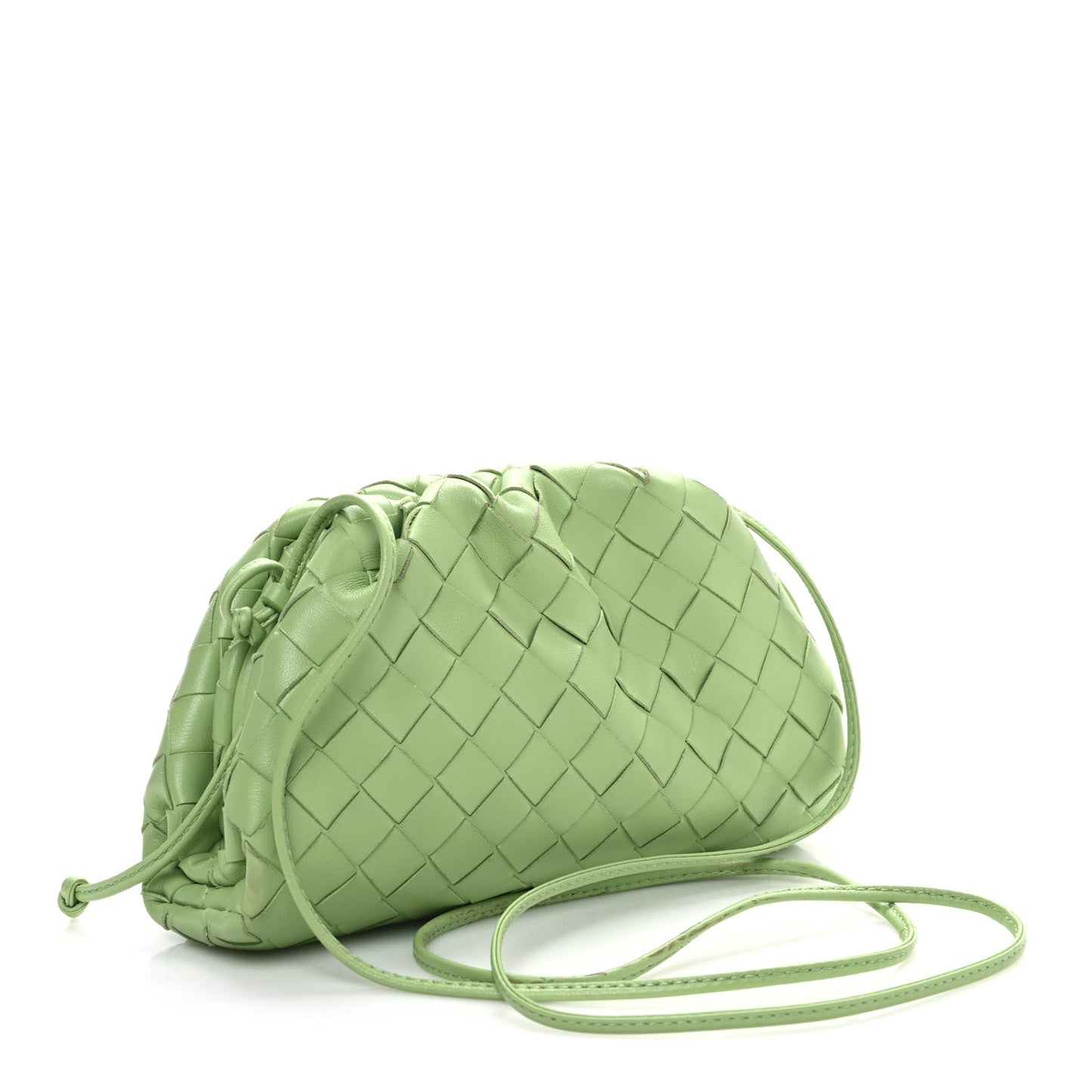 Nappa Intrecciato The Mini Pouch Pistachio