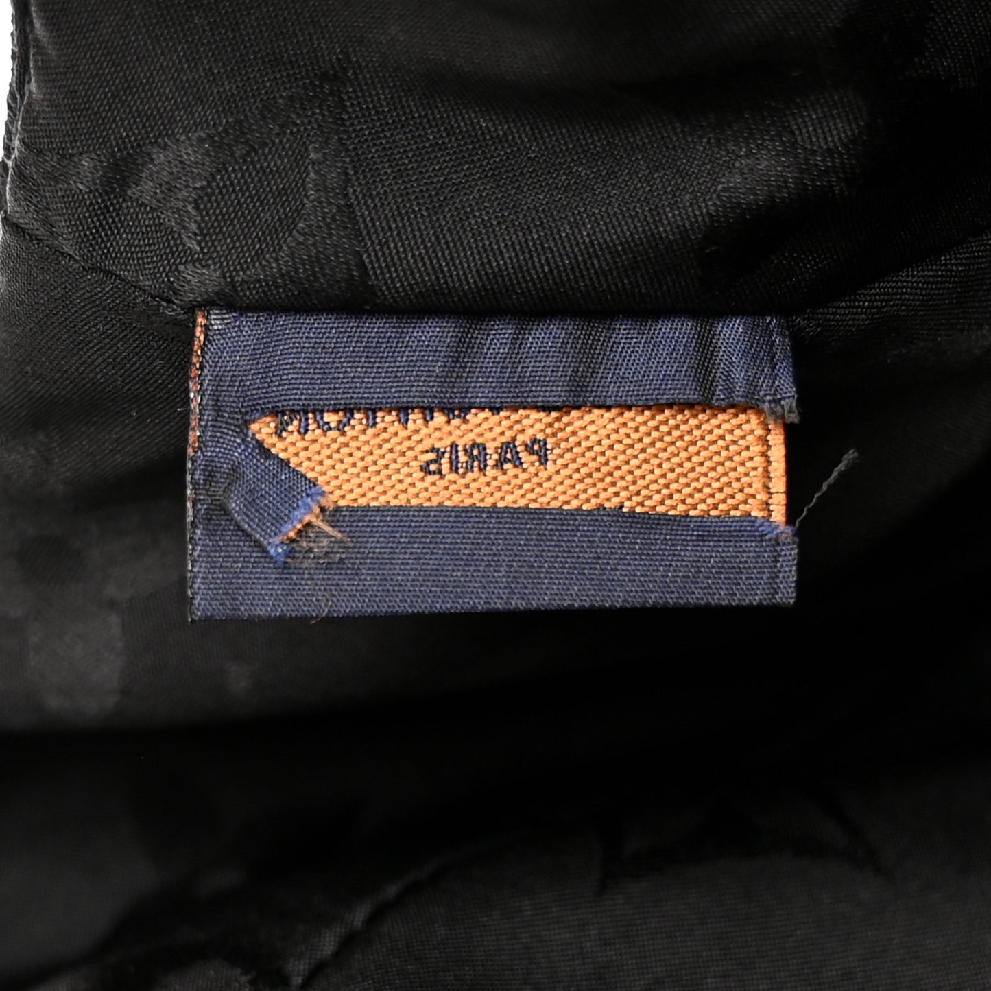 Monogram Cotton Jacquard Embroidered LV Day Cap M Black