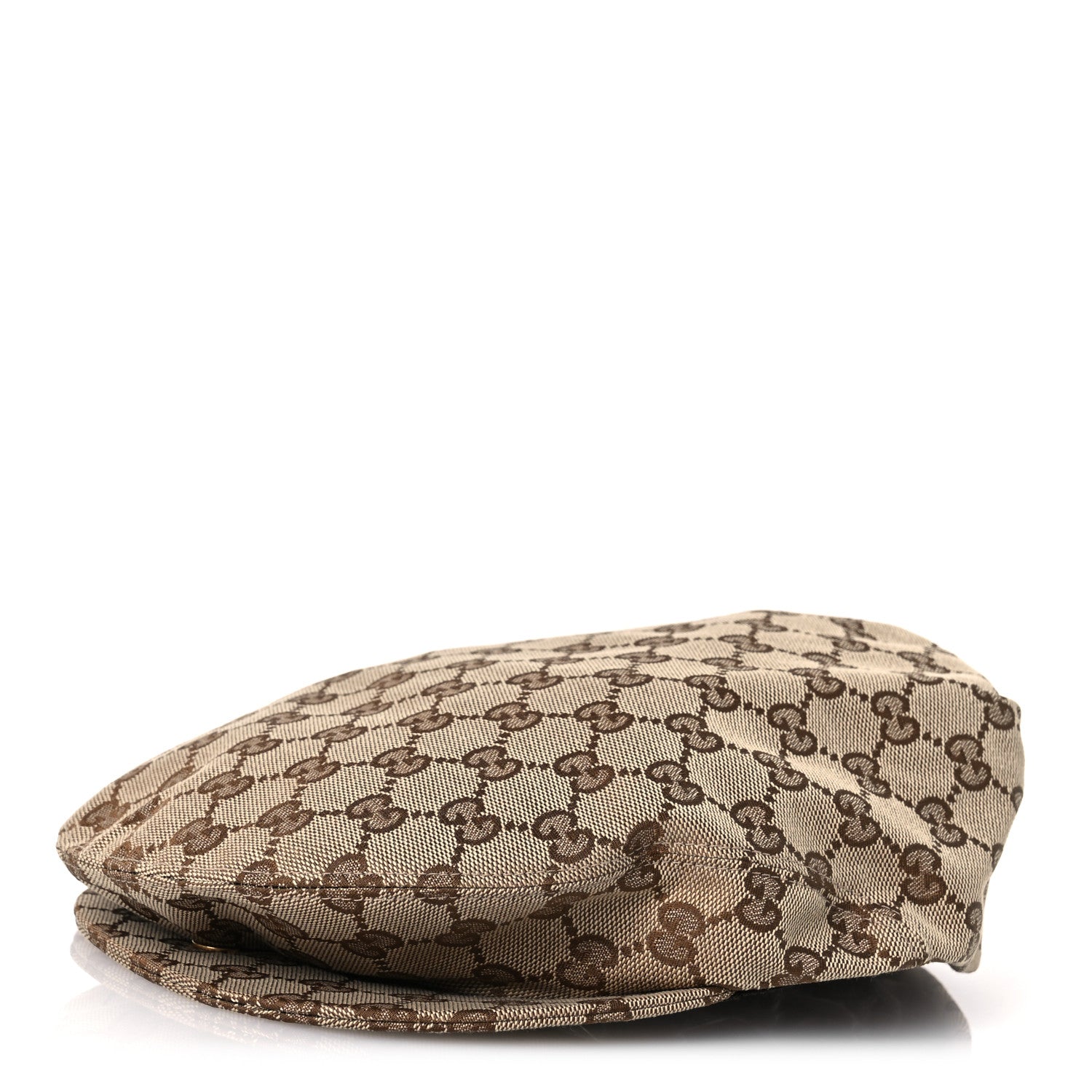 GUCCI キャップ　ベージュ　size M Gucci Monogram Flat Cap M Beige 1627774 – FASHIONPHILE