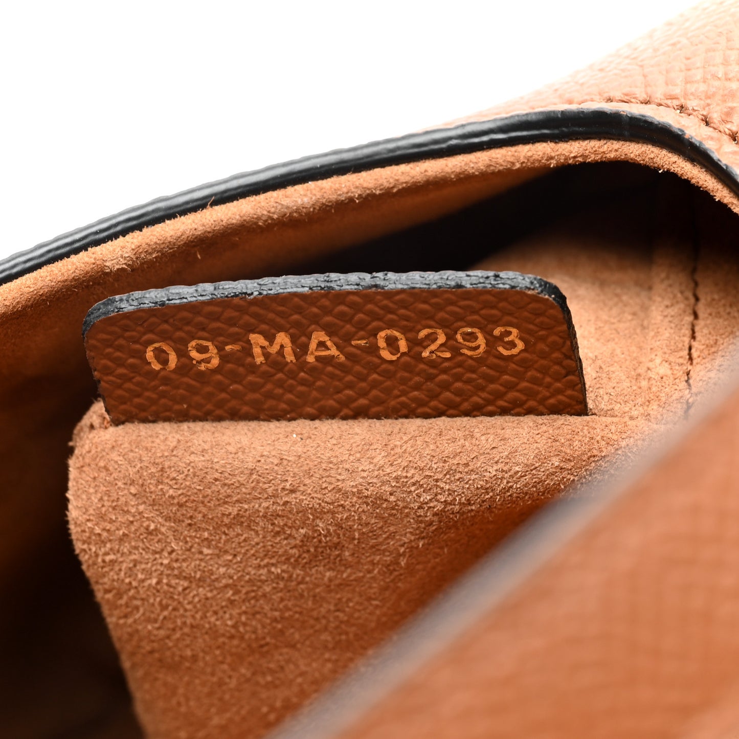 Grained Calfskin Mini Saddle Bag With Strap Camello