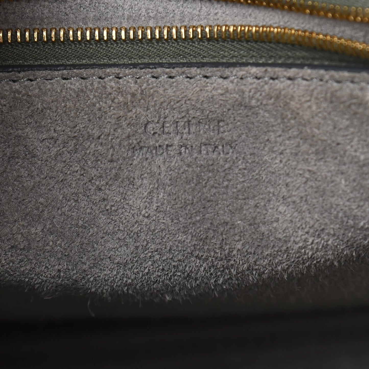 Soft Grained Calfskin Sangle Bucket Bag Storm