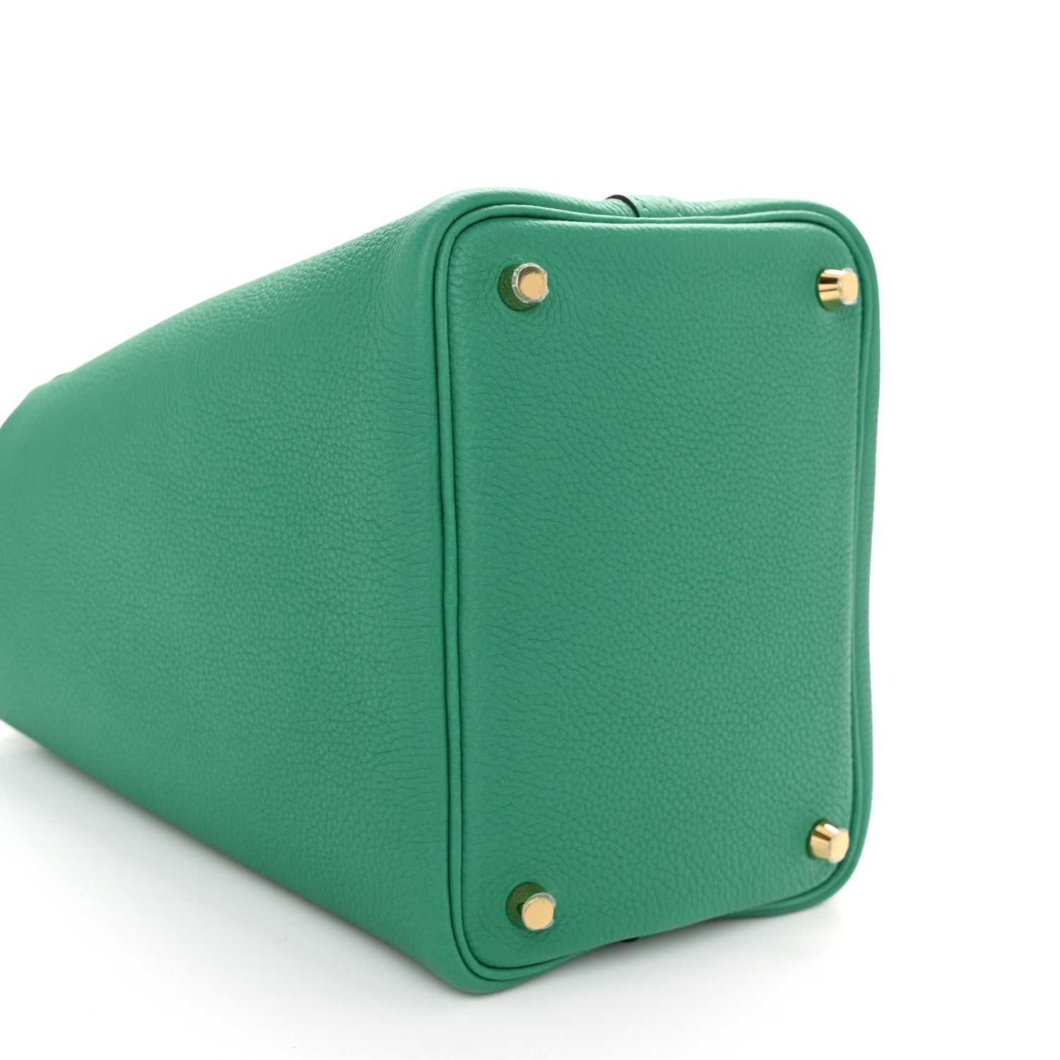 Hermes Taurillon Maurice Picotin Lock 18 PM Vert Jade 8 of 10