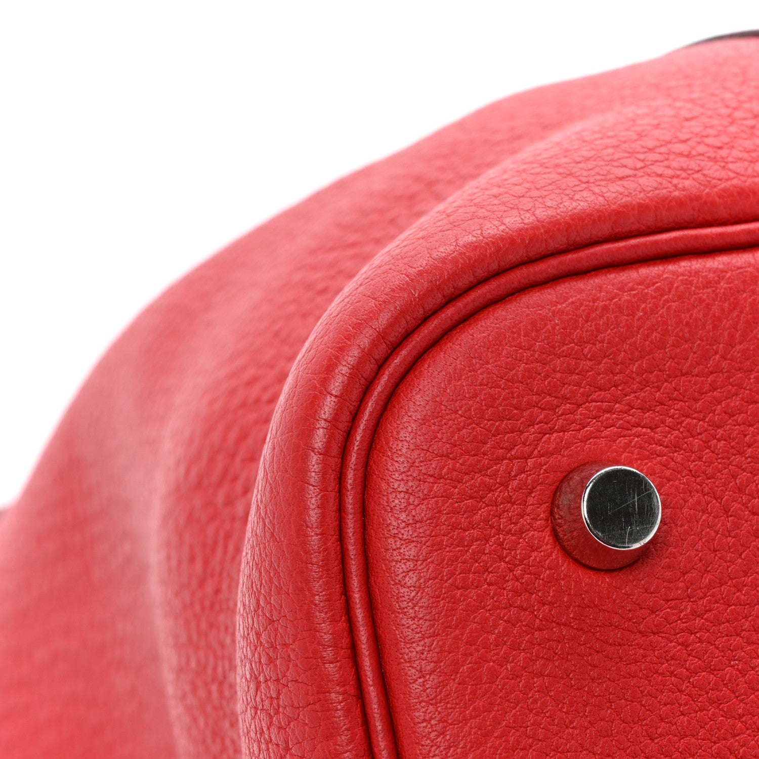 Hermes Taurillon Clemence Picotin 22 MM Rouge Vif 10 of 12