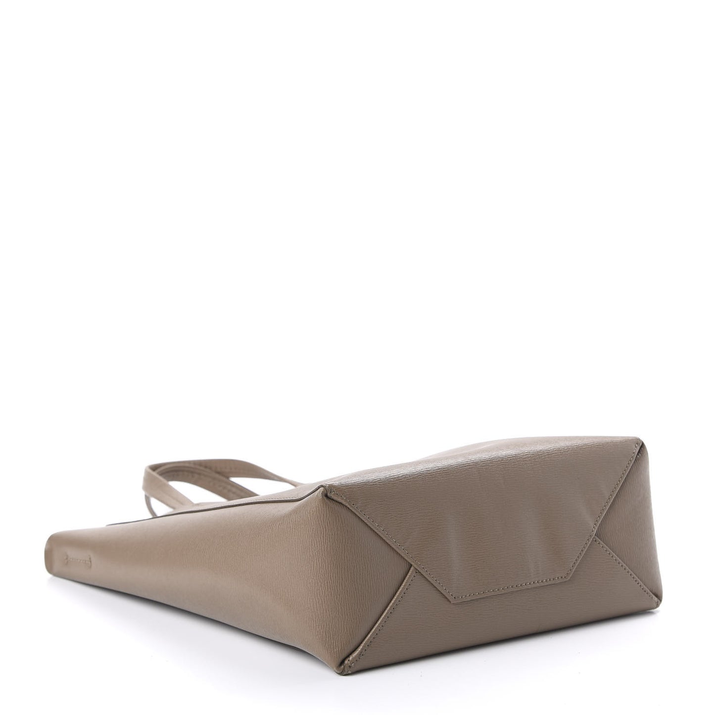 Liege Calfskin Small Vertical Cabas Taupe
