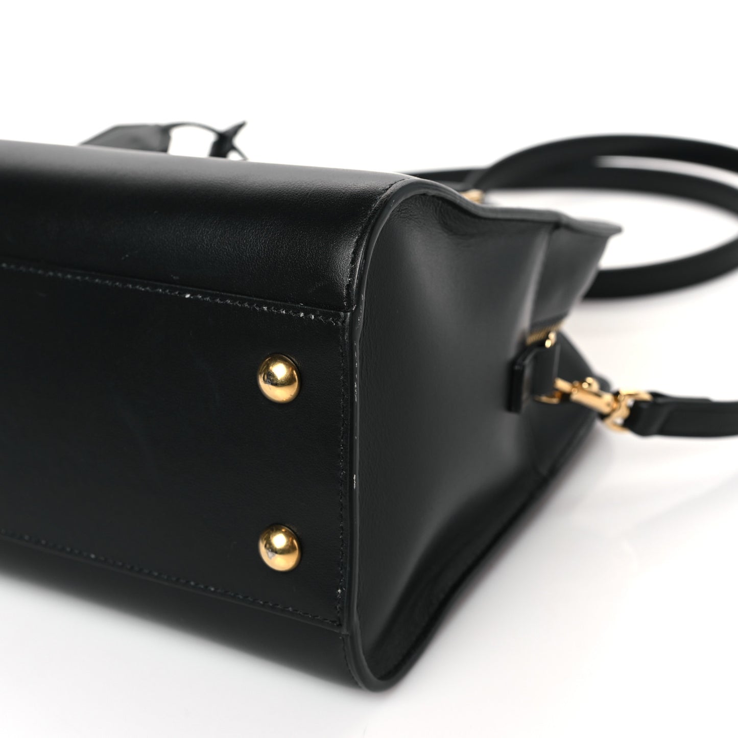 Calfskin Monogram Baby Cabas Black